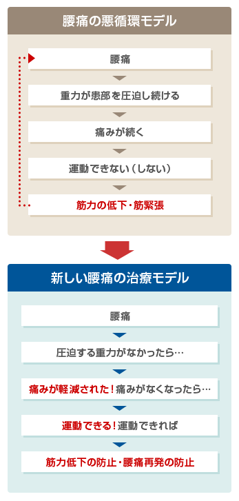 新しい腰痛の治療モデル